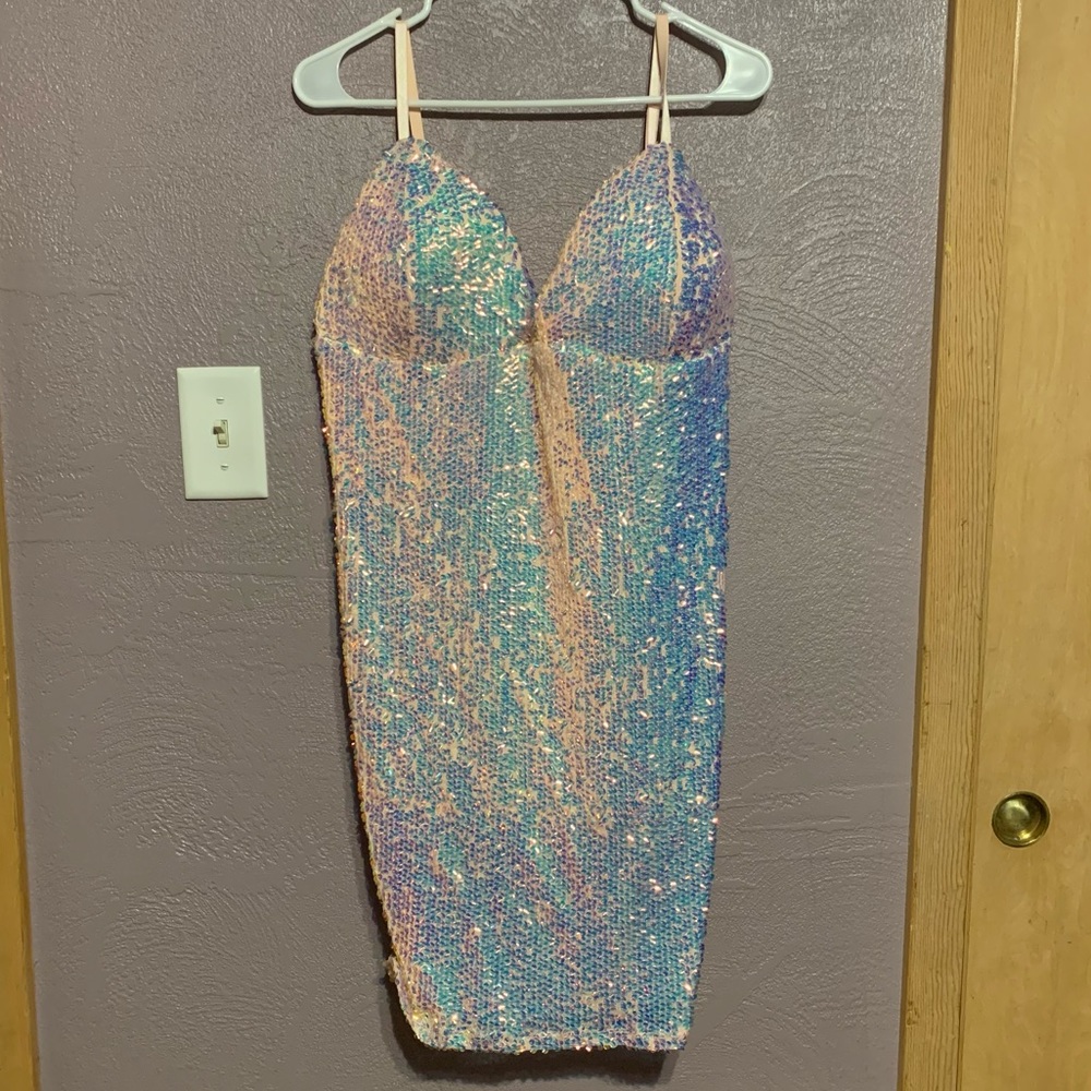 FashionNova Curve Sequin Mini Dress